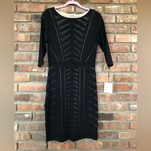 Calvin Klein Black Bodycon Dress - Size Small